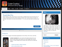 Tablet Screenshot of codercowboy.com